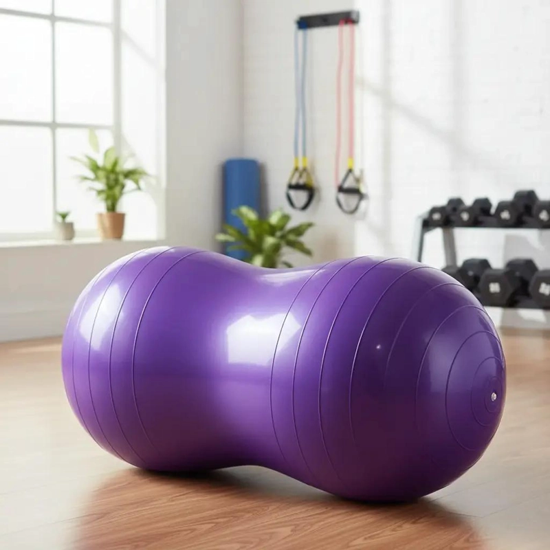 BALON TERAPE UTICO PILATES CON FORMA ERGONOMICA PARA EJERCICIOS - 2