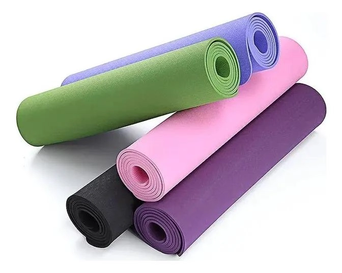 COLCHONETA PARA YOGA Y EJERCICIO CON DISEÑO ANTIDESLIZANTE Y ACOLCHADO - 1