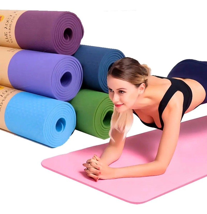 COLCHONETA PARA YOGA Y EJERCICIO CON DISEÑO ANTIDESLIZANTE Y ACOLCHADO - 4