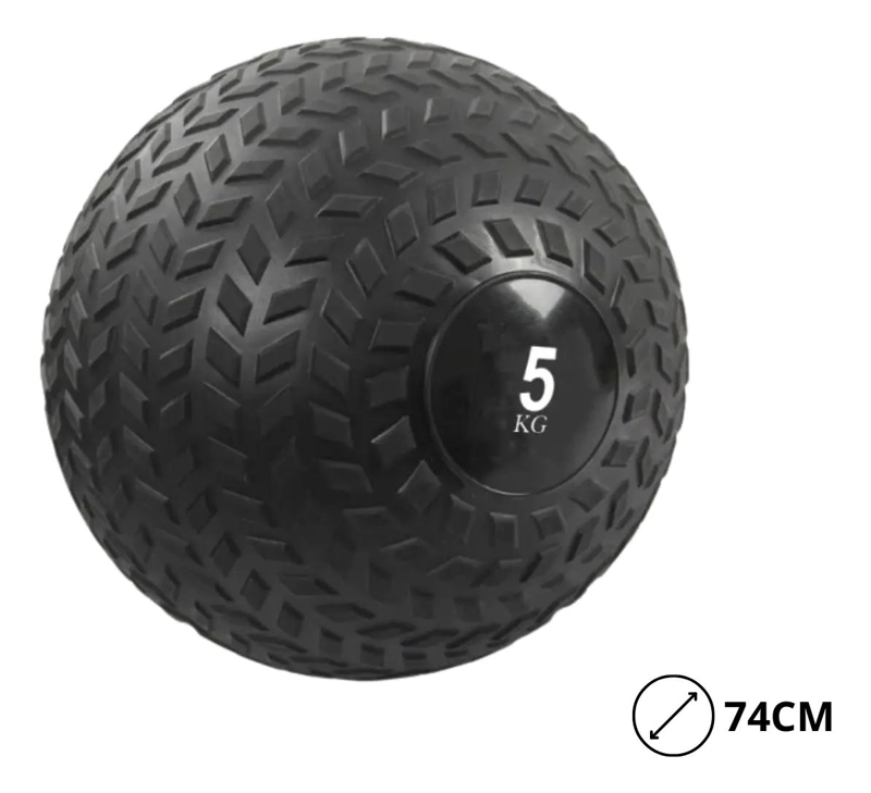 BALON MEDICINAL DE 5 KG PARA ENTRENAMIENTO FUNCIONAL Y FUERZA - 2