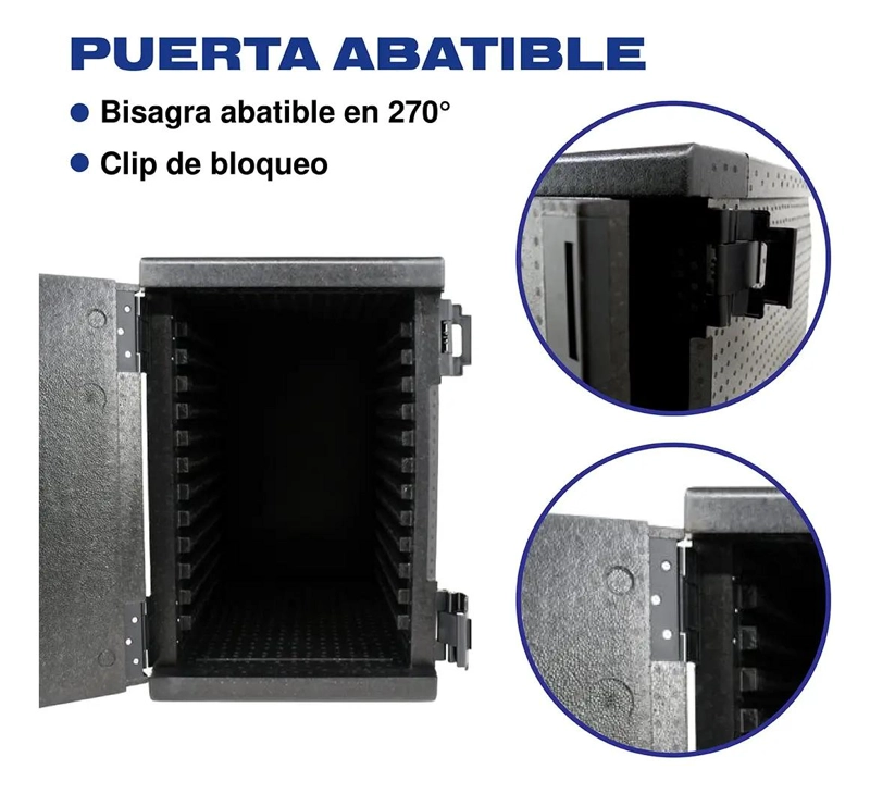 CONTENEDOR ISOTE RMICO EPP DE 400 LITROS CON 63 CM DE ALTO - 2