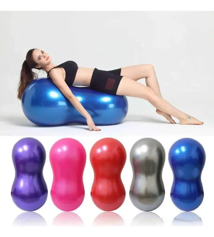 BALON OVALADO PARA PILATES Y YOGA 100X50 CM PARA REHABILITACION - 1
