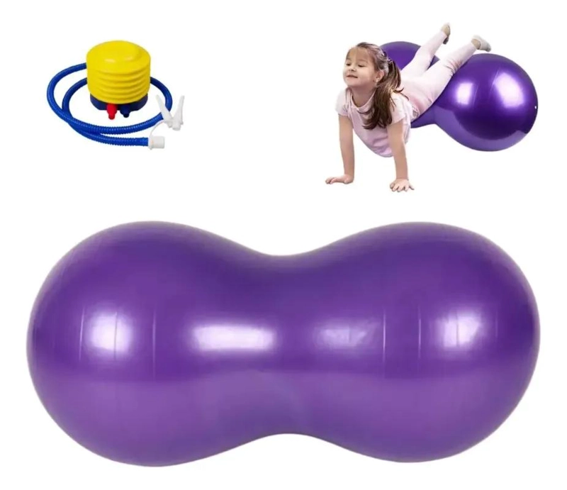 BALON OVALADO PARA PILATES Y YOGA 100X50 CM PARA REHABILITACION - 2