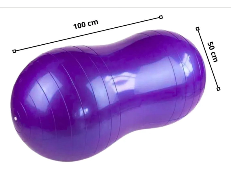 BALON OVALADO PARA PILATES Y YOGA 100X50 CM PARA REHABILITACION - 3