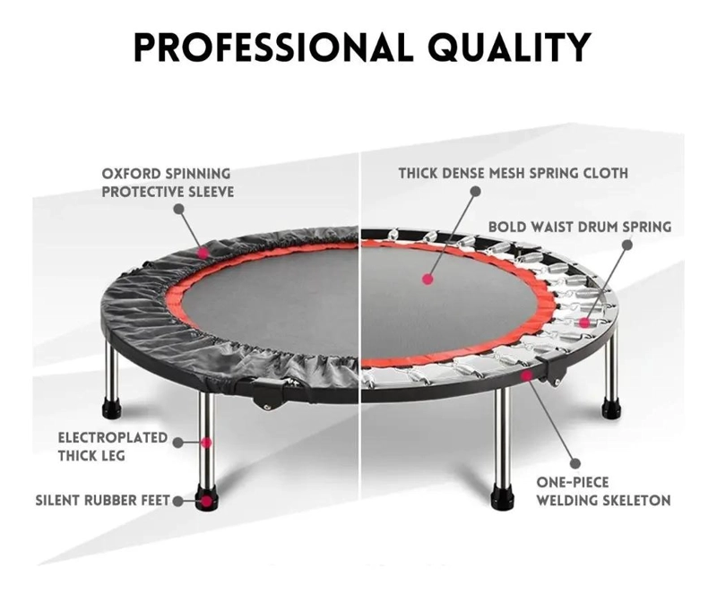 CAMA ELASTICA PARA GIMNASIO CON ESTRUCTURA RESISTENTE Y SUPERFICIE DE SALTO ELII - 4