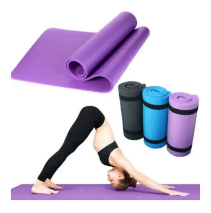 ALFOMBRA PARA YOGA CON ESPESOR EXTRA DE 10 MM RESISTENTE Y COMODA - 2