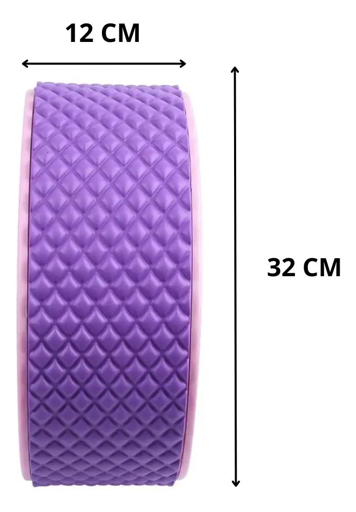 RUEDA PARA YOGA Y MASAJE DEPORTIVO PARA ESTIRAMIENTOS Y REHABILITACION - 5