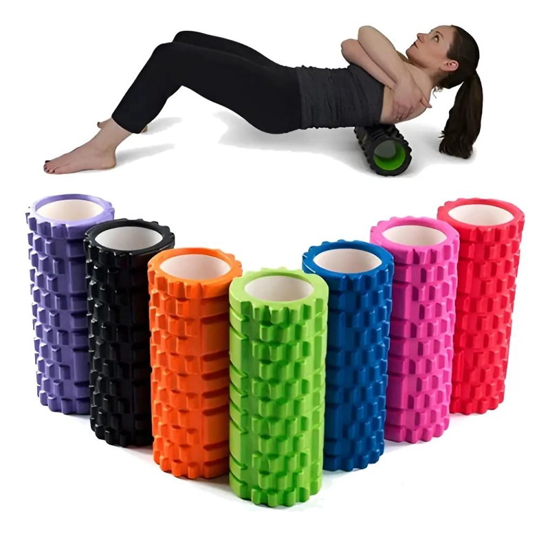 SET DE 2 RODILLOS DE ESPUMA DE 30 CM PARA MASAJES Y YOGA - 1