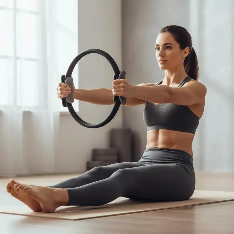 ARO TONIFICADOR PARA PILATES CON MANILLAS DE 35 CM COLOR - 2