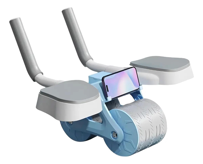 RUEDA ABDOMINAL CON REBOTE AUTOMATICO Y SOPORTE ERGONOMICO PARA CODOS - 3