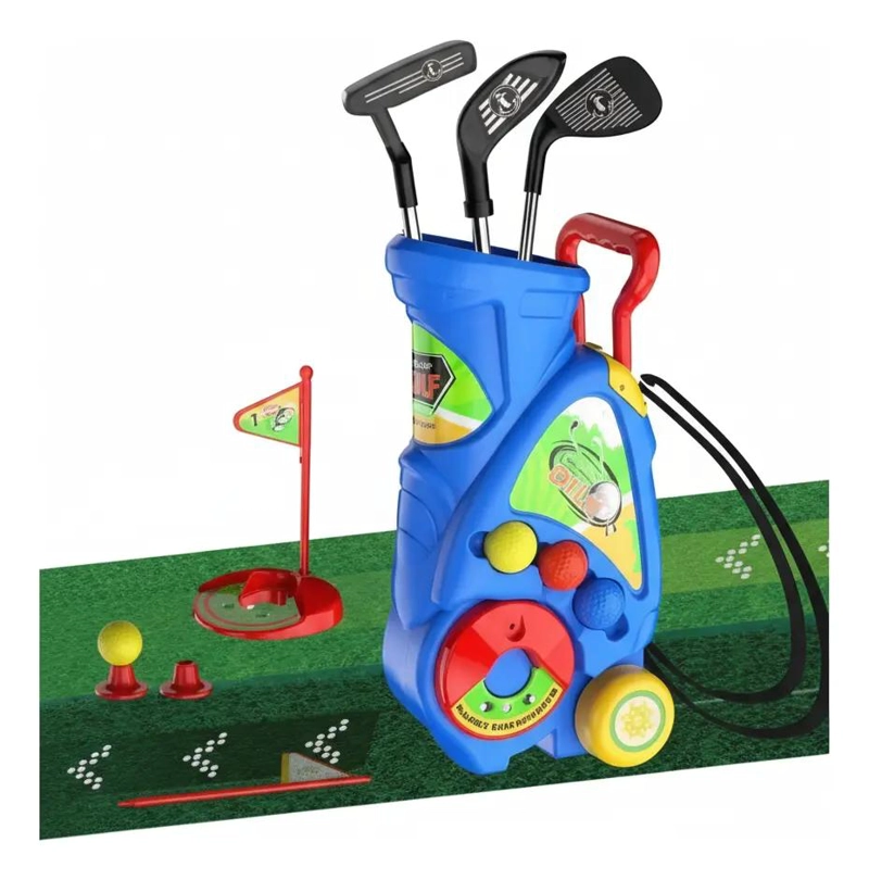 SET DE GOLF INFANTIL CON CARRO Y ACCESORIOS PARA JUEGO - 5