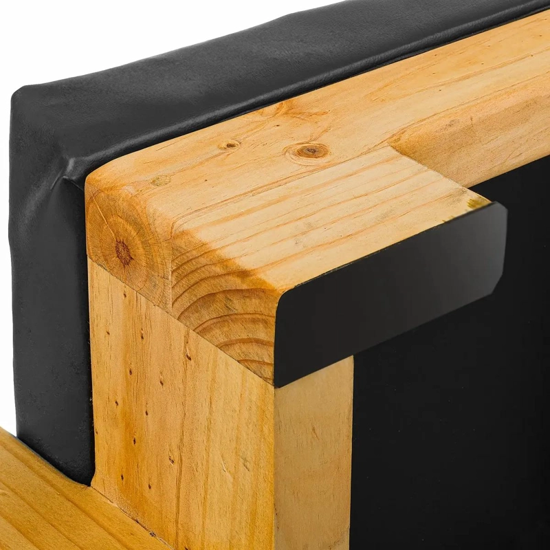 CURL NORDICO EN MADERA PARA EJERCICIOS DE ISQUIOTIBIALES Y FORTALECIMIENTO - 1