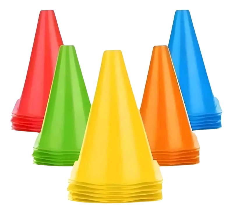CONOS DE ENTRENAMIENTO DE 30 CM PARA DEPORTE Y TRAFICO - 1