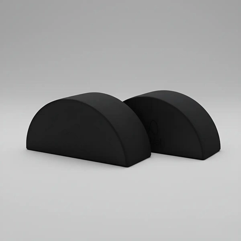 SET DE 2 BLOQUES PARA YOGA, PILATES Y FITNESS COLOR NEGRO - 1