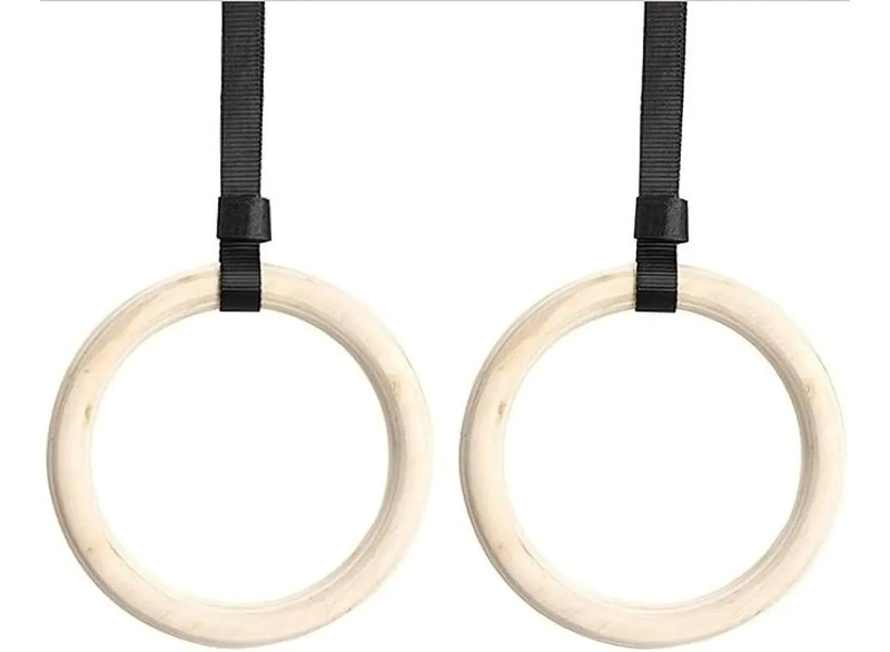 ANILLAS OLIMPICAS PARA FITNESS Y CALISTENIA CON CORREAS AJUSTABLES Y HEBILLAS - 1