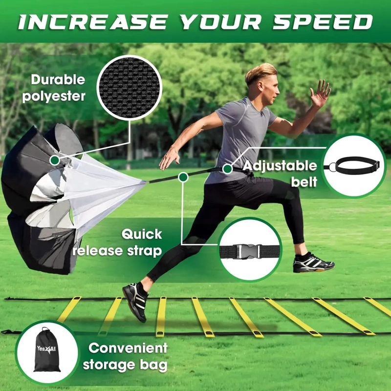 SET DE ENTRENAMIENTO DEPORTIVO PARA COORDINACION Y FOOTWORK EN FUTBOL - 2