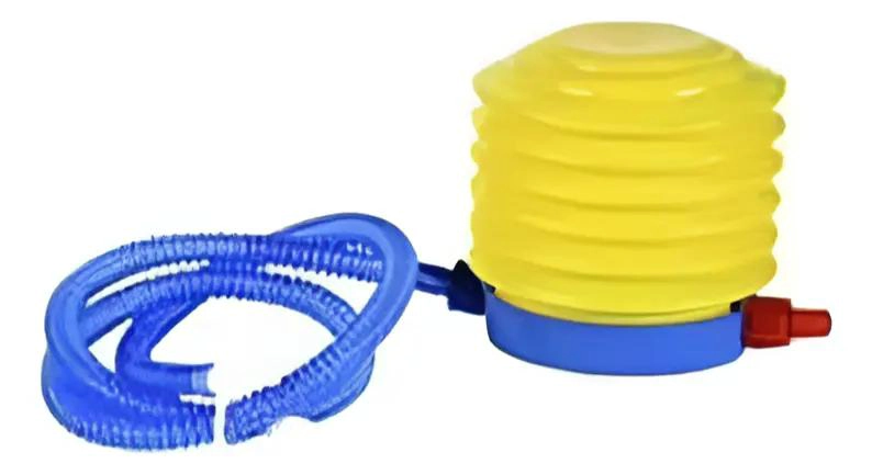 PELOTA PARA YOGA Y PILATES DE 75 CM COLOR ROSA CHICLE CON INFLADOR - 3