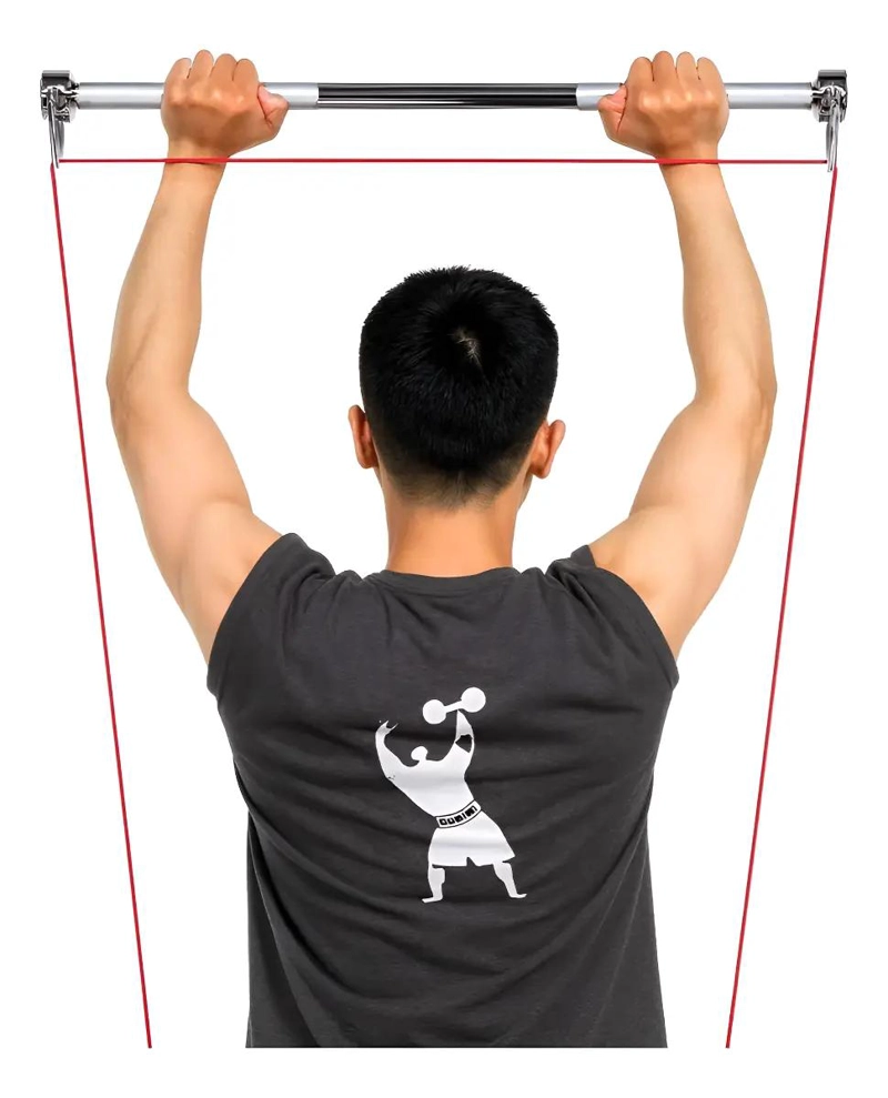 BARRA RECTA DE 96 CM PARA EJERCICIOS CON BANDAS DE RESISTENCIA - 2