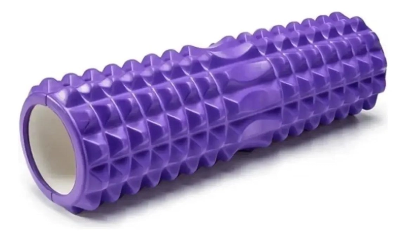 RODILLO PARA MASAJE Y YOGA DE ESPUMA DENSA COLOR INDIGO - 1