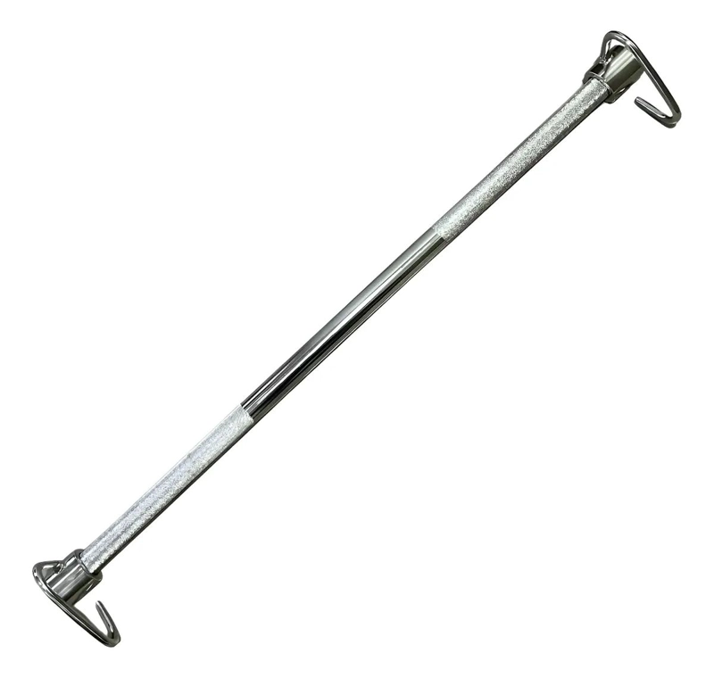 BARRA PARA BANDAS DE RESISTENCIA CON GANCHOS 96 CM PARA ENTRENAMIENTO FITNESS - 2