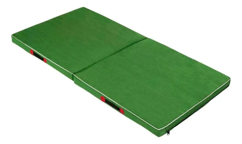 COLCHONETA DEPORTIVA DIVIDIDA DE TELA LONA OXFORD 100X50X5 CM - 1