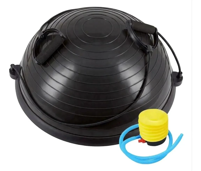 BALON BOSU CON INFLADOR Y MANILLAS PARA EJERCICIO - 3
