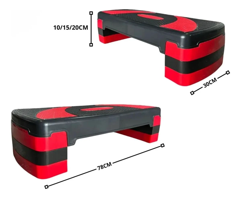 STEP AEROBICO AJUSTABLE CON 3 NIVELES Y SUPERFICIE ANTIDESLIZANTE - 2