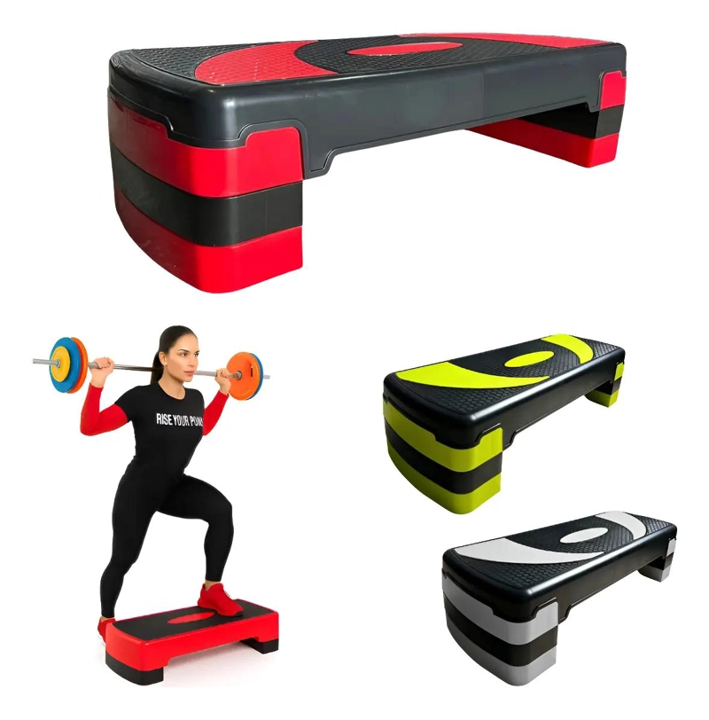 STEP AEROBICO AJUSTABLE CON 3 NIVELES Y SUPERFICIE ANTIDESLIZANTE - 5
