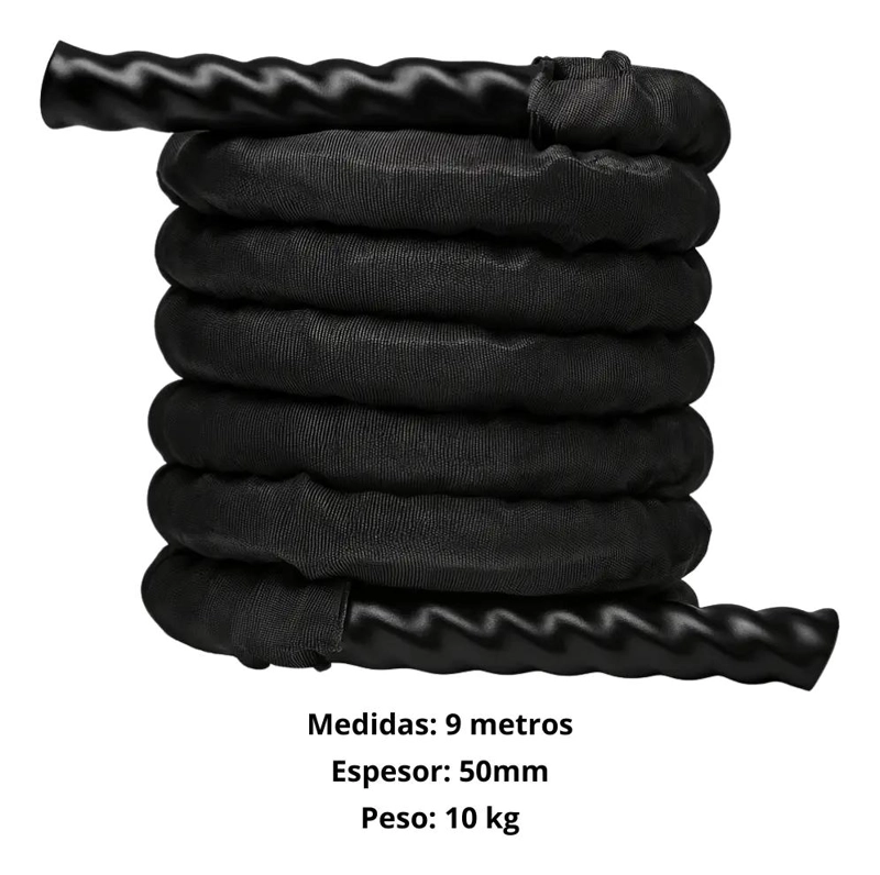CUERDA DE FUERZA PARA ENTRENAMIENTO DE 9 METROS Y 50 MM DE GROSOR - 2