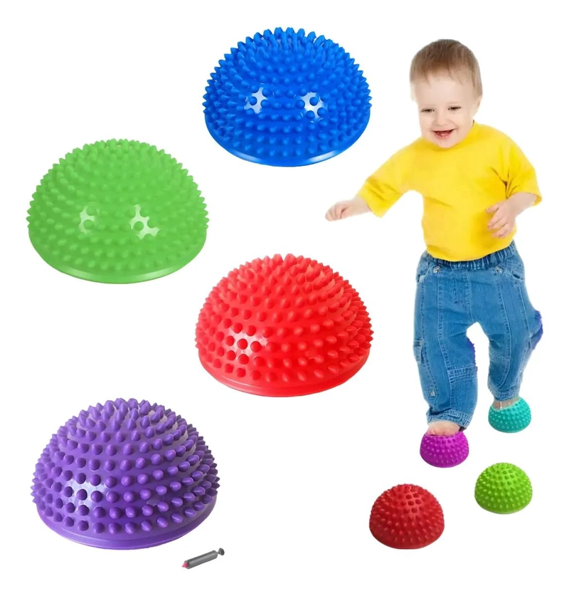SET DE 4 ESFERAS SENSORIALES SEMICIRCULARES PARA EQUILIBRIO Y ESTABILIDAD - 1