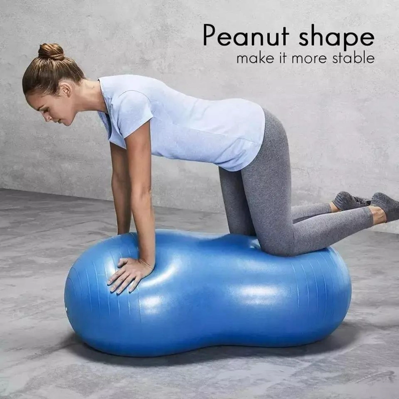 BALON OVALADO PARA PILATES Y YOGA 90X45 CM PARA REHABILITACION - 3