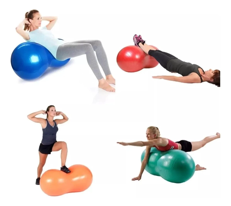 BALON OVALADO PARA PILATES Y YOGA 90X45 CM PARA REHABILITACION - 5