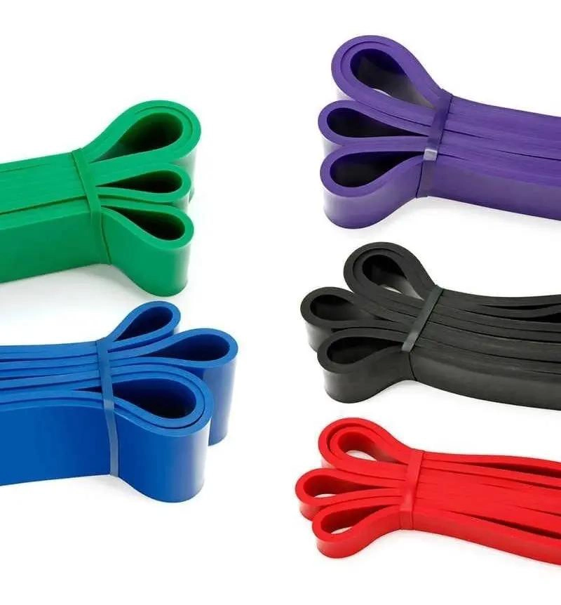 SET DE 5 BANDAS ELASTICAS PARA ENTRENAMIENTO FUNCIONAL Y FITNESS - 1
