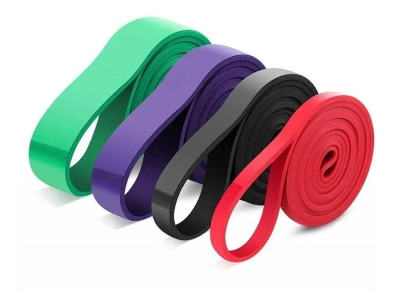 SET DE 5 BANDAS ELASTICAS PARA ENTRENAMIENTO FUNCIONAL Y FITNESS - 2