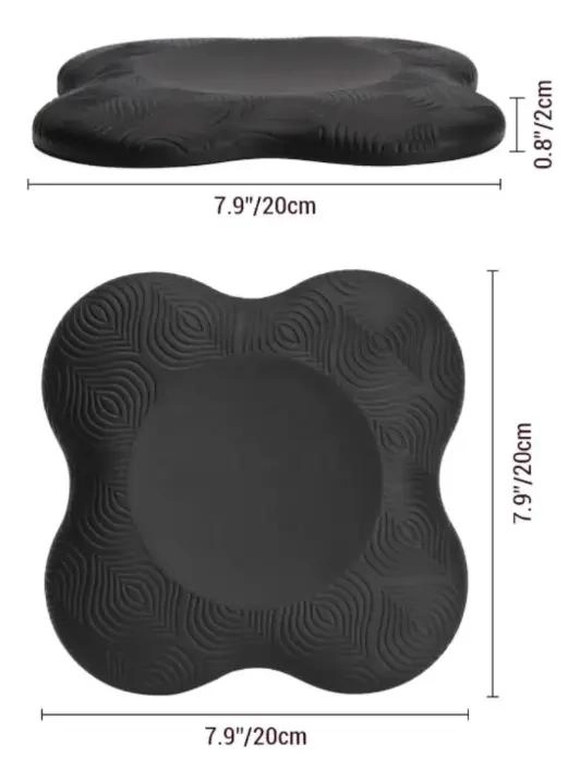 SET DE 2 ESTERILLAS DE YOGA CON RODILLERAS Y CODERAS PARA EJERCICIO - 4