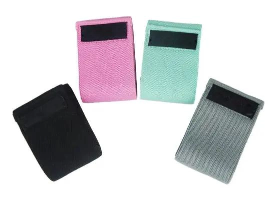 SET DE 4 BANDAS ELASTICAS DE RESISTENCIA EN TELA PARA EJERCICIO - 2