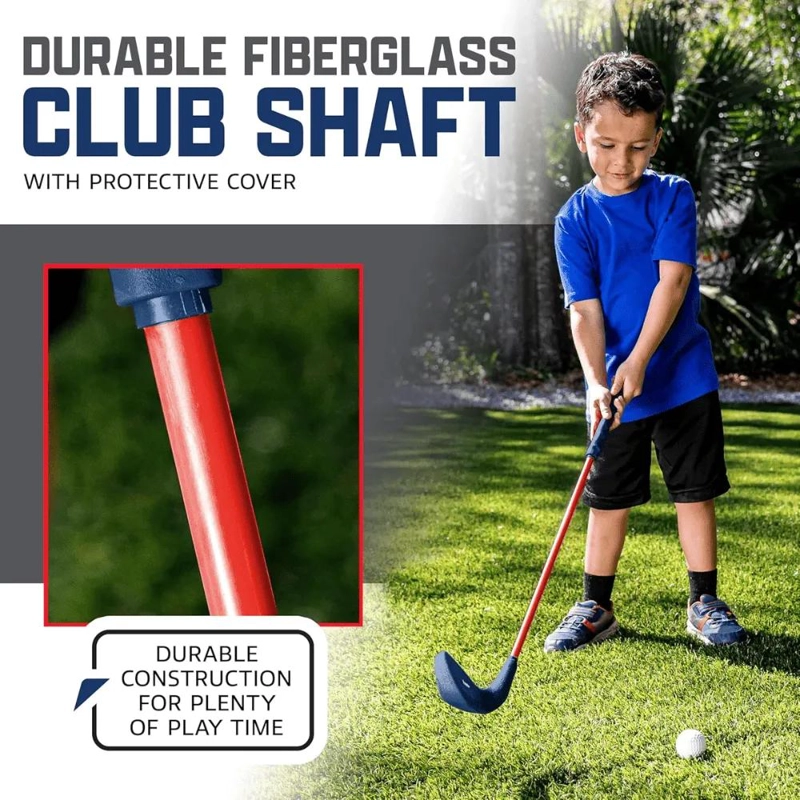 SET DE GOLF CON PALO Y DOS PELOTAS DE 71 CM PARA PRINCIPIANTES - 2
