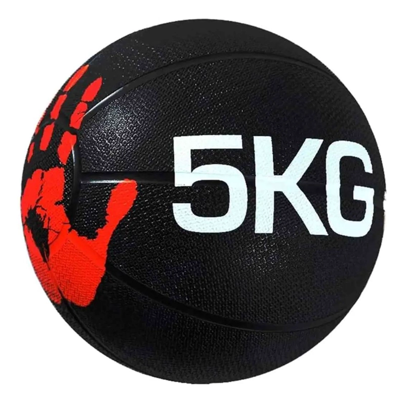 BALON MEDICINAL DE 5 KG CON REBOTE PARA ENTRENAMIENTO FUNCIONAL Y FUERZA - 5