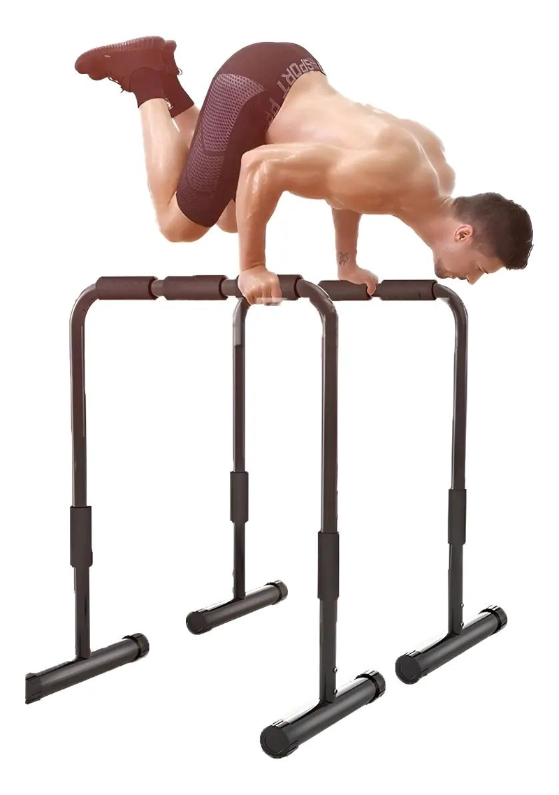 BARRAS PARALELAS AJUSTABLES PARA CALISTENIA ENTRE 78 Y 90 CM - 1