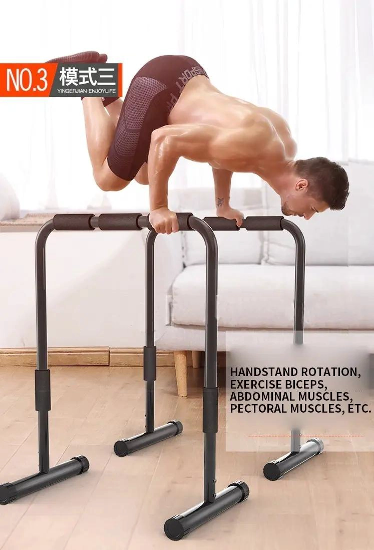BARRAS PARALELAS AJUSTABLES PARA CALISTENIA ENTRE 78 Y 90 CM - 3