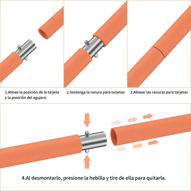 KIT COMPLETO DE 17 BARRAS Y BANDAS ELASTICAS PARA PILATES Y EJERCICIO - 5
