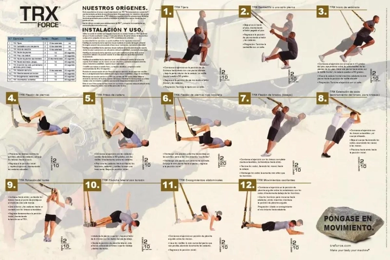 BANDAS DE SUSPENSION PARA ENTRENAMIENTO FUNCIONAL Y FITNESS - 4