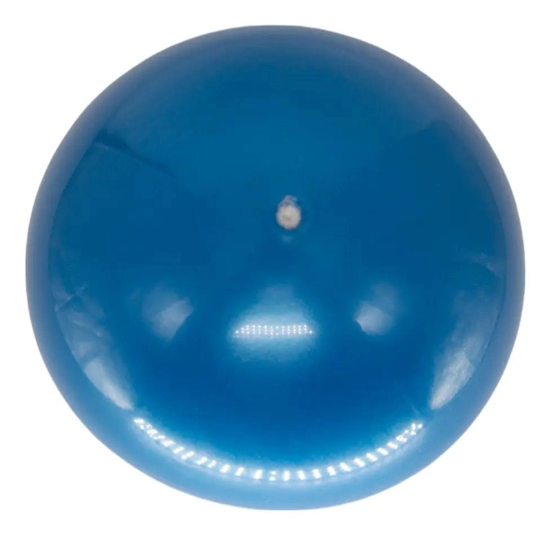 BALON MEDICINAL DE SILICONA SOFT 5KG COLOR AZUL PARA EJERCICIO - 1