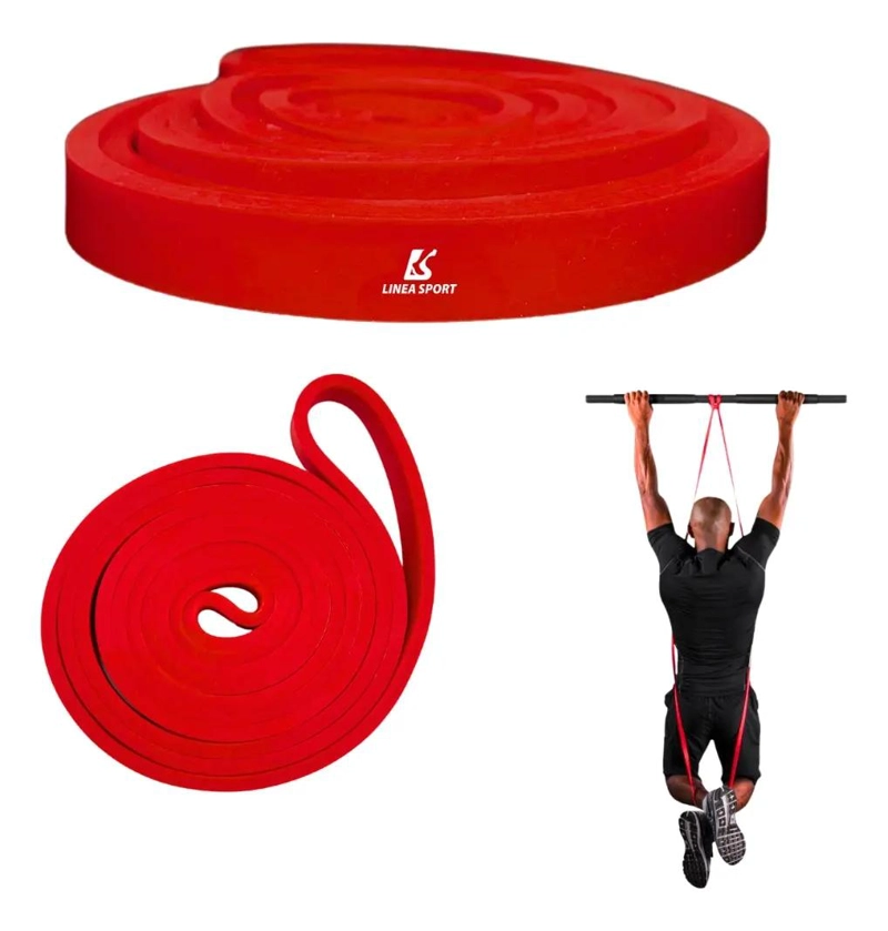 SET DE 4 BANDAS ELASTICAS CIRCULARES PARA EJERCICIOS DE RESISTENCIA Y CALISTENIA - 5
