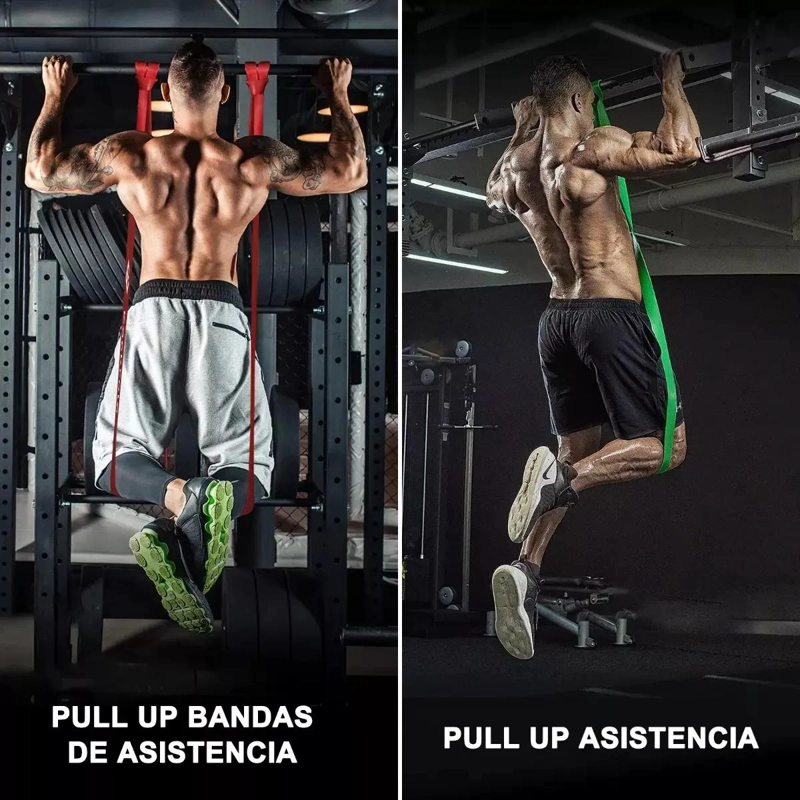 SET DE 4 BANDAS ELASTICAS PARA EJERCICIO Y RESISTENCIA - 2
