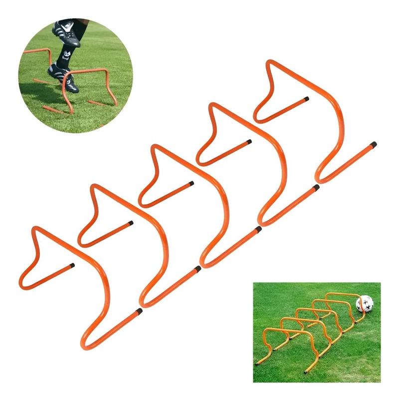 SET DE 5 VALLAS DE ENTRENAMIENTO DE 30 CM PARA EJERCICIOS DEPORTIVOS - 1