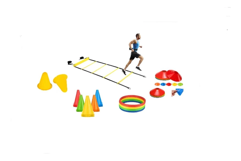 KIT COMPLETO PARA ENTRENAMIENTO DE AGILIDAD Y COORDINACION EN FUTBOL - 1