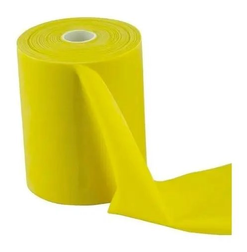ROLLO DE BANDA ELASTICA AMARILLA DE 45 METROS LIBRE DE LATEX - 1