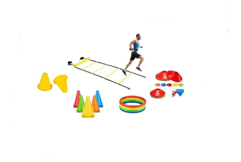 SET COMPLETO DE ENTRENAMIENTO CON ESCALERA, CONOS Y AROS DE AGILIDAD - 1