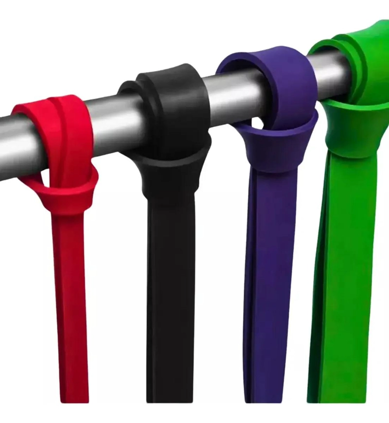 SET DE 4 BANDAS ELASTICAS PARA ENTRENAMIENTO DE RESISTENCIA EN CASA - 4